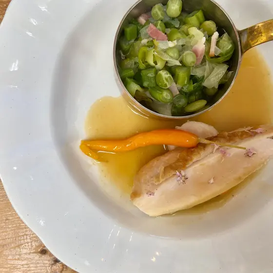 鶏胸肉の概念が変わる
クラシカルなフランス料理