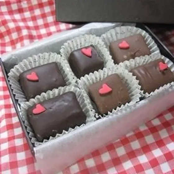 バレンタインにむけてチョコレート菓子