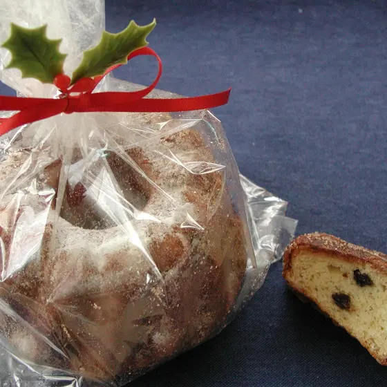 クリスマスパン：11月の北海道小麦粉を使った手ごねパン