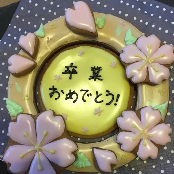 桜のリース☆アイシングクッキー