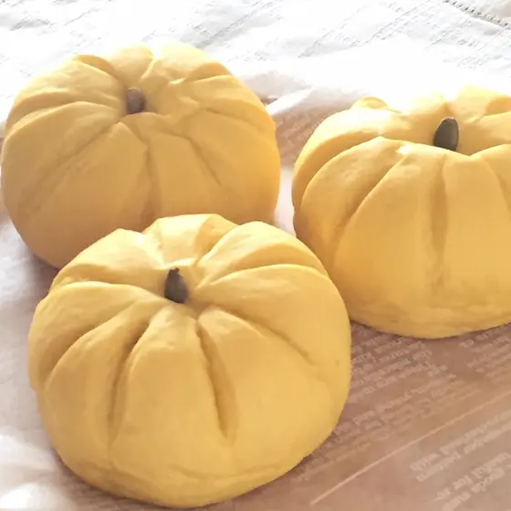 ハロウィンレッスン　かぼちゃパン