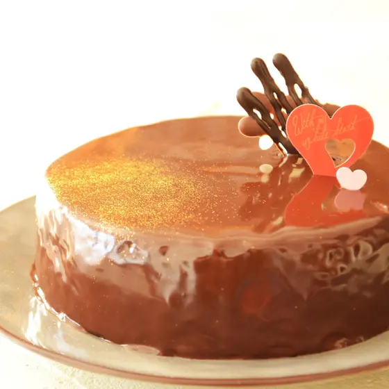 バレンタインレッスン　ザッハトルテ風チョコレートケーキ
