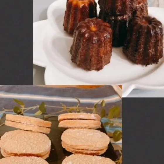 リクエストレッスン　人気の焼き菓子２種「カヌレ・ド・ボルドー＆ダックワーズ」