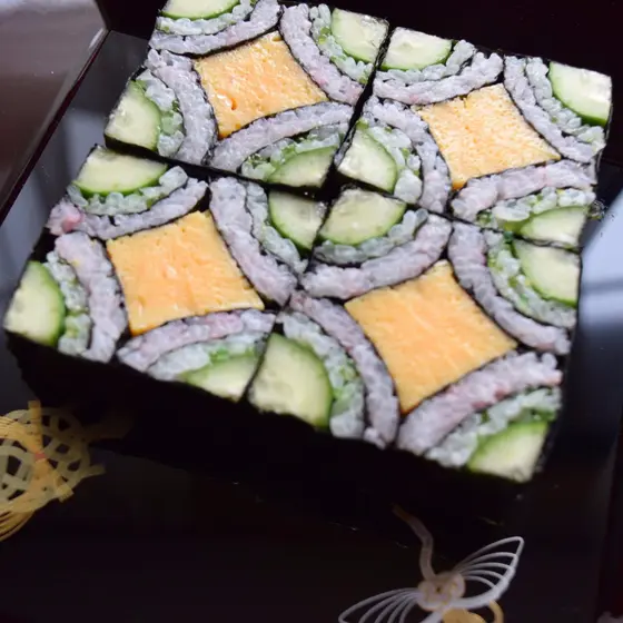 季節の飾り巻き寿司レッスン2種類