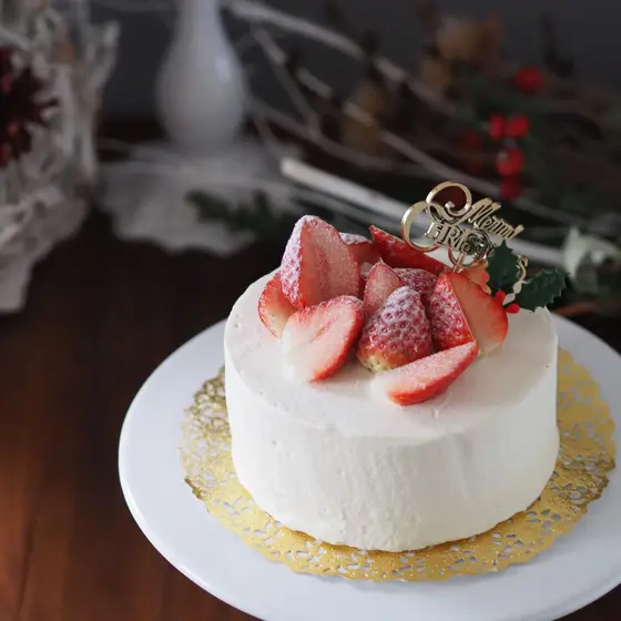 クリスマス2022～苺のデコレーションケーキ