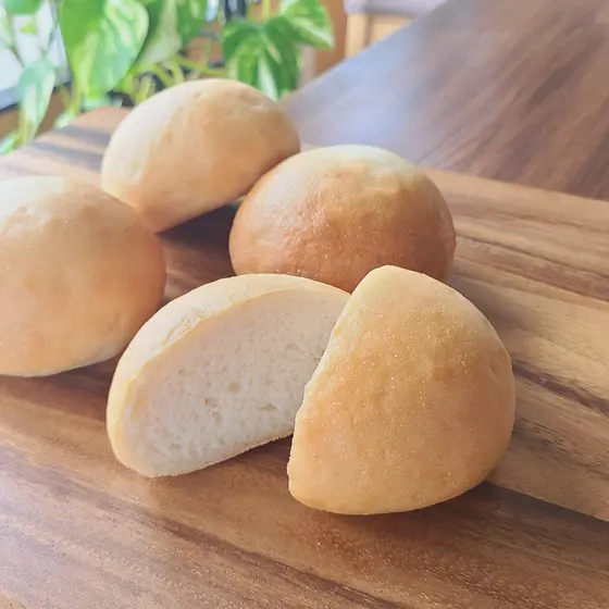 【グルテンフリー】基本米粉の丸パン