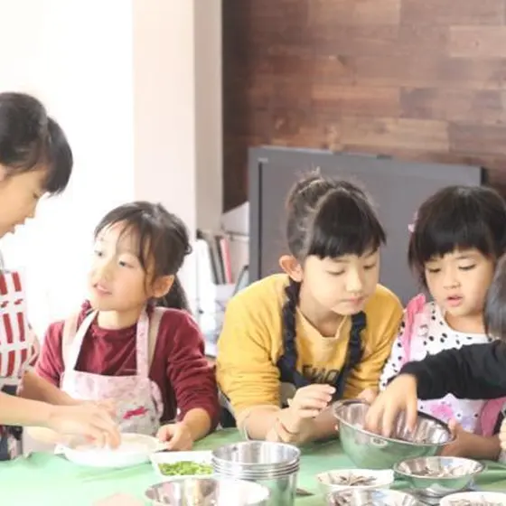 子ども料理教室　春野菜と山菜料理