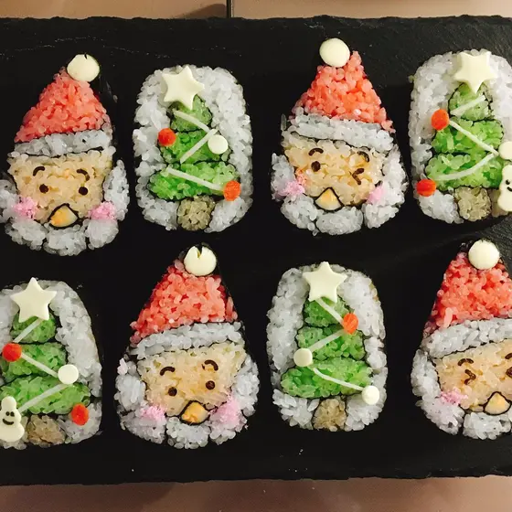 飾り巻き寿司レッスン★クリスマス