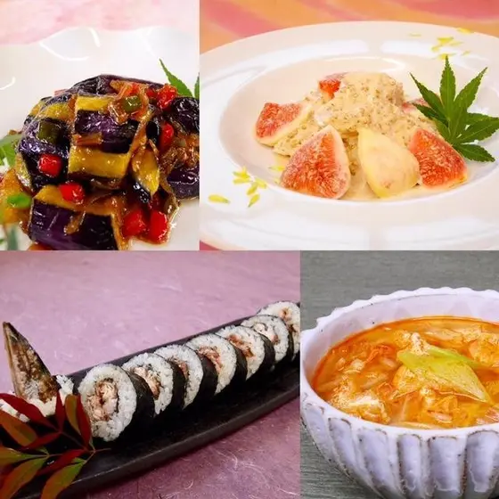 韓国料理教室 秋刀魚のキムパッ他・・