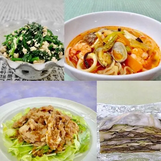 韓国料理　ピリ辛海鮮チャンポン