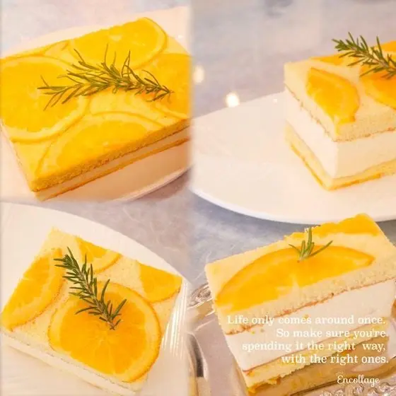 初歩のお菓子レッスン オレンジムースケーキ
