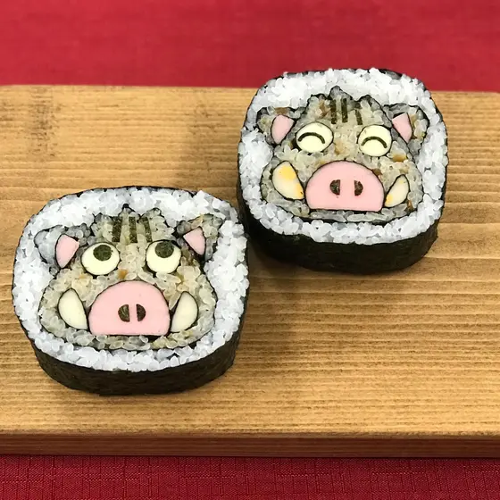 干支の飾り巻き寿司レッスン