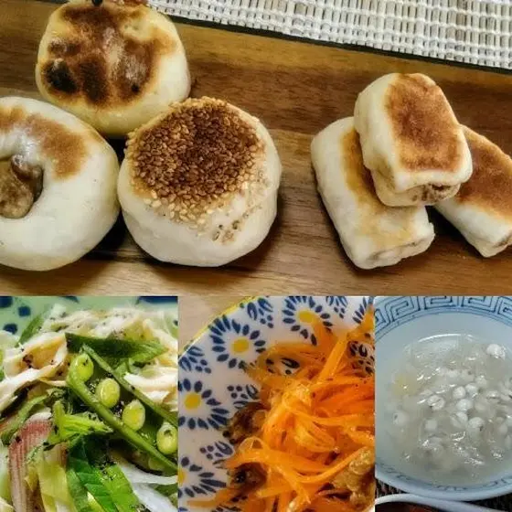 焼餅( シャオピン）美味い中国ぱん♪＆第人気大根餅♪