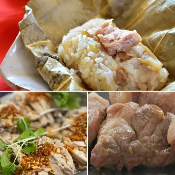 五目ちまき&煮叉焼&棒々鶏♪～☺️香り高い蓮の葉で包む粽❤と柔らか肉たち～