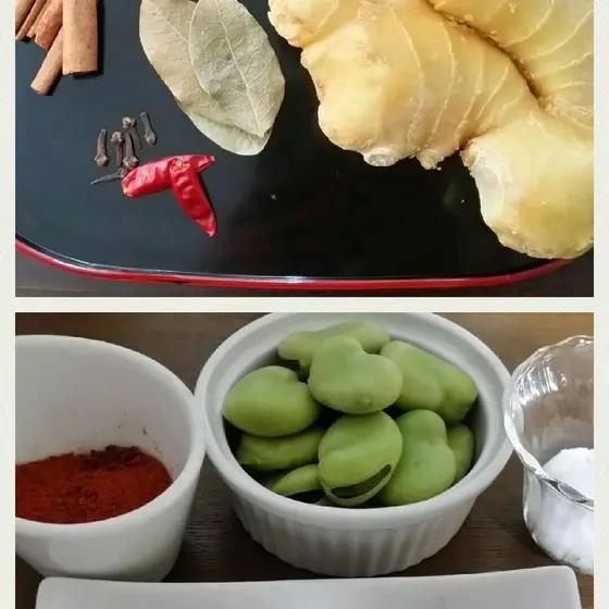 そら豆で作る豆板醤 ＆ 発酵ジンジャーエールシロップ