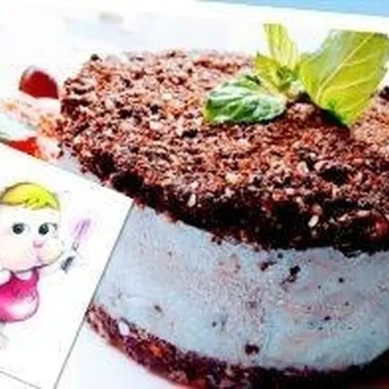 さわやかRawチョコミントケーキ　韓国で人気のケーキです