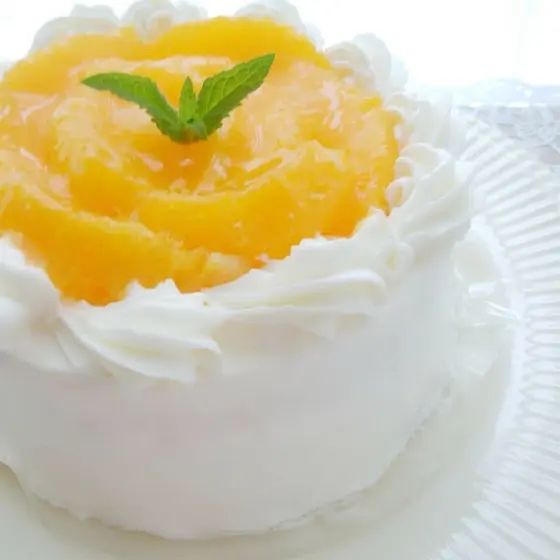 リキュール香る大人の味♡オレンジのショートケーキ