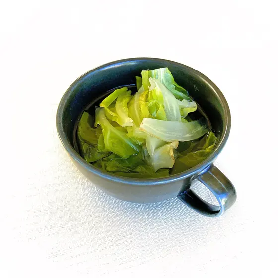 ビーフブロスの野菜スープ