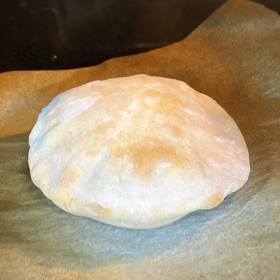 オーブンの中のピタパン