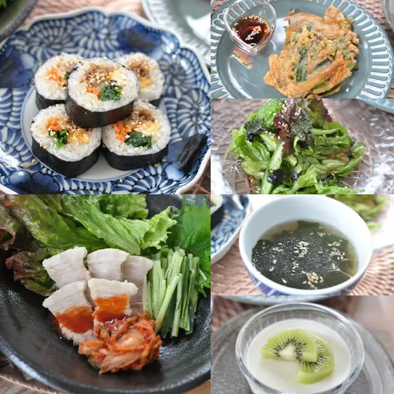 キンパ＆ポッサム韓国の家庭料理レッスン