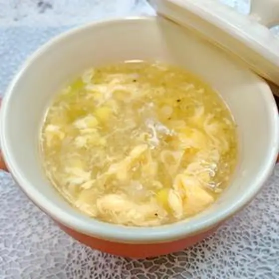 コーンと卵のトロトロ中華スープ