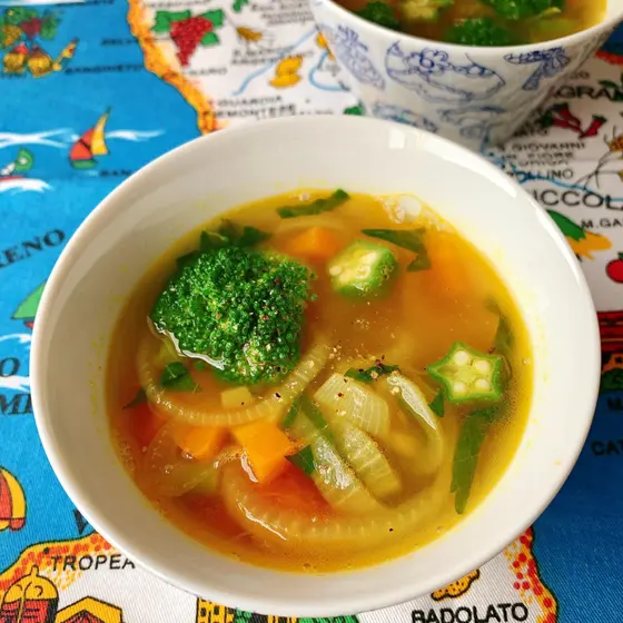 10種類の野菜で作る免疫力アップスープ