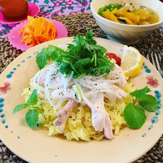 【ベトナム料理教室】ホイアン式チキンライス