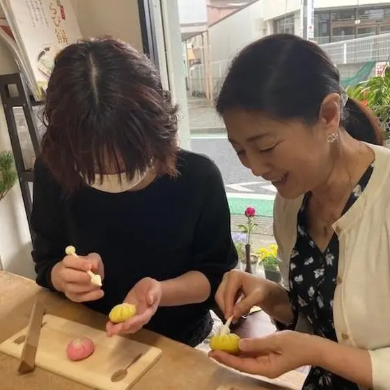 みのり庵　和み　和菓子手作り体験教室
