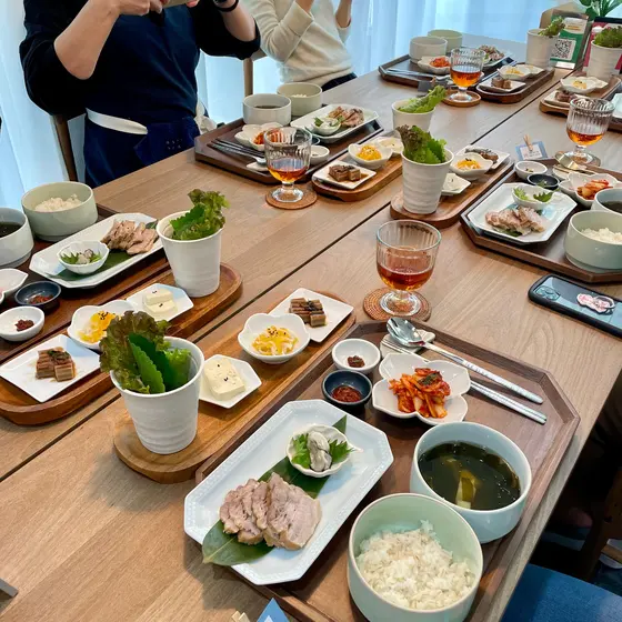 普通食卓_韓国料理教室