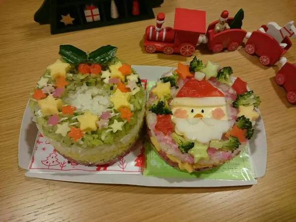 ケーキ寿司
リース＆サンタクロース