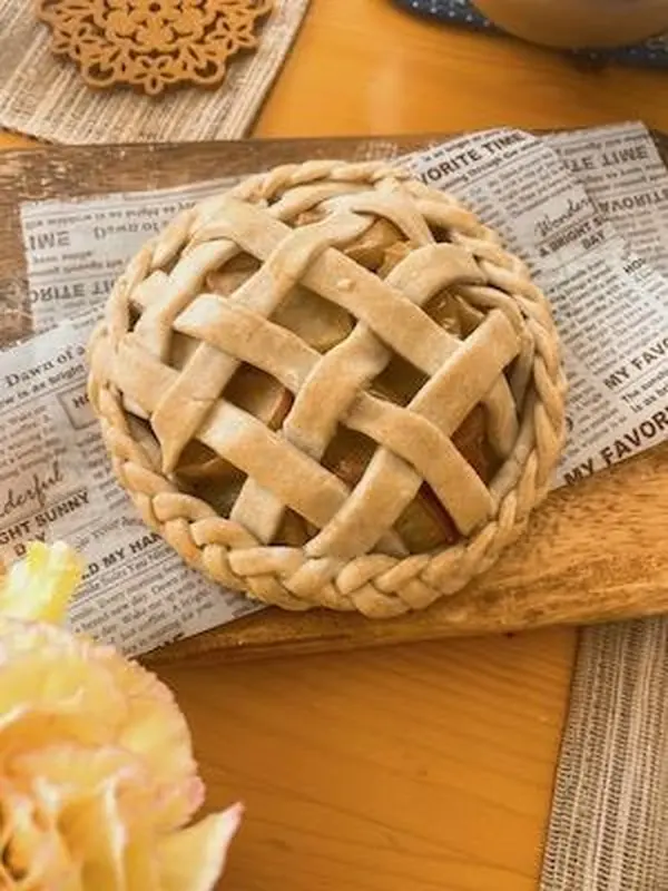 砂糖不使用のりんご甘煮でマクロビ&ヴィーガンアップルパイ