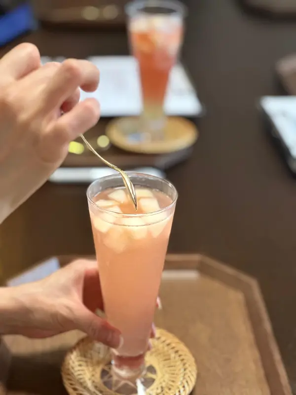 韓国式果物シロップジュース(レモン、オミジャ、桃)