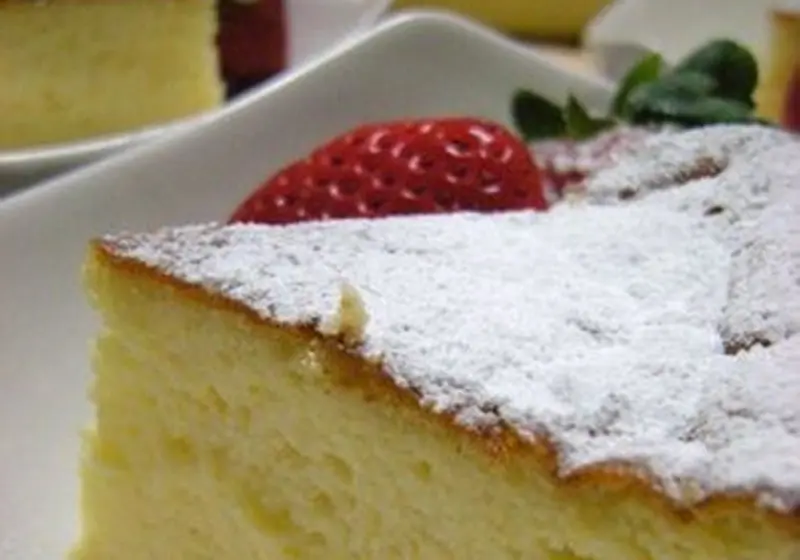 メレンゲでしっとり軽い スフレチーズケーキ のレシピ 作り方 キッチンママ 料理教室検索サイト クスパ