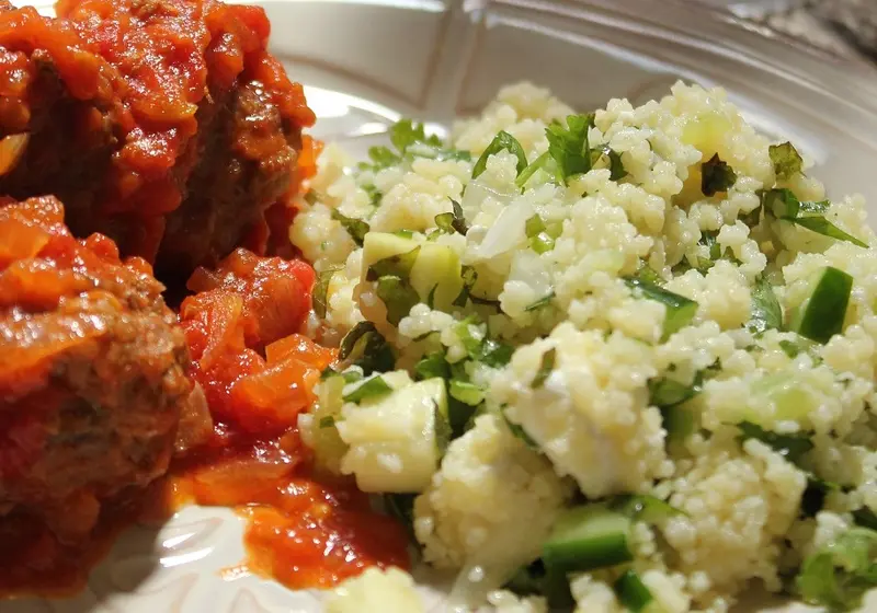 ハーブとクスクス フェタのグリーンサラダのレシピ 作り方 丹下 慶子 料理教室検索サイト クスパ