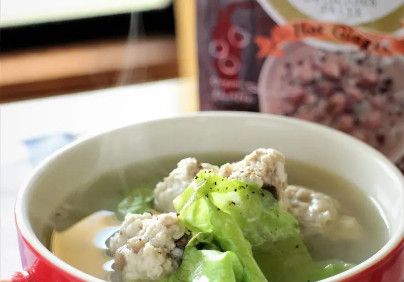 ホットジンジャー肉団子のレタススープのレシピ 作り方 高見 牧子 料理教室検索サイト クスパ