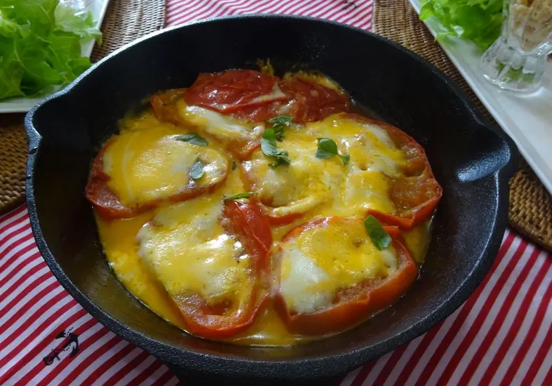 トマトのチーズ焼き！